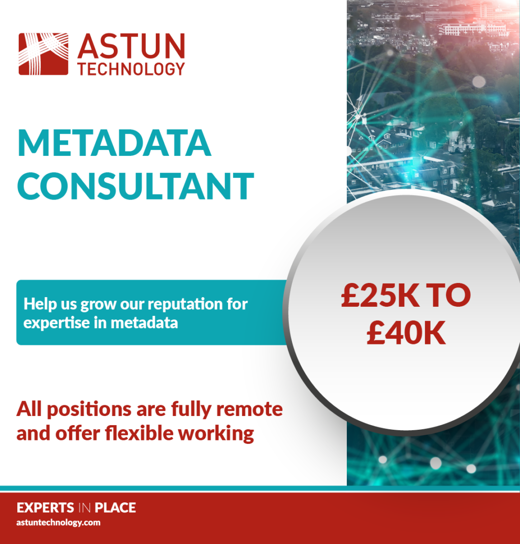 Metadata Consultant job info