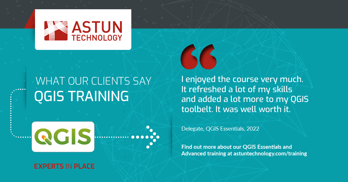 QGIS Essentials training testimonial